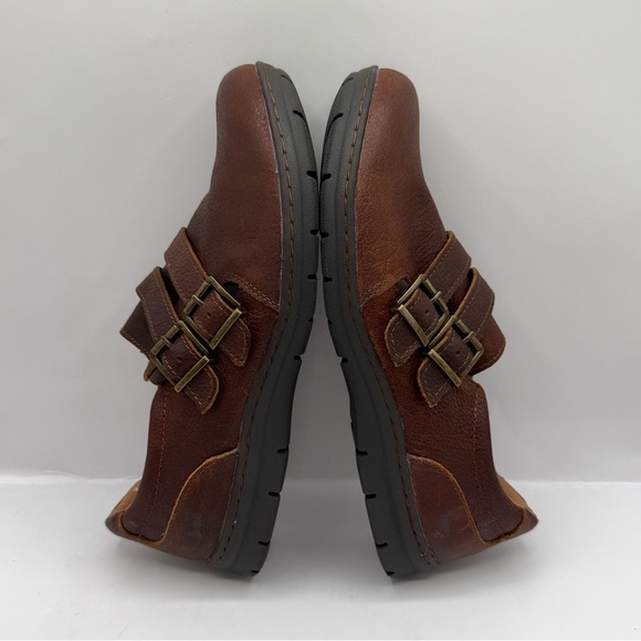 B.O.C. Born Concepts Brown Leather Slip On Shoes Double Buckle Womens Size 10M main image 10